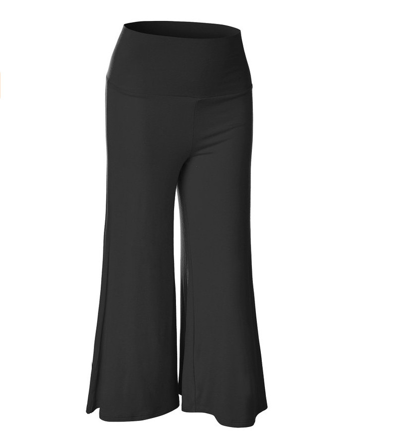 SZ60023-3 Womens Fashionable Wide Leg Pants Casual Ladies Loose Trousers